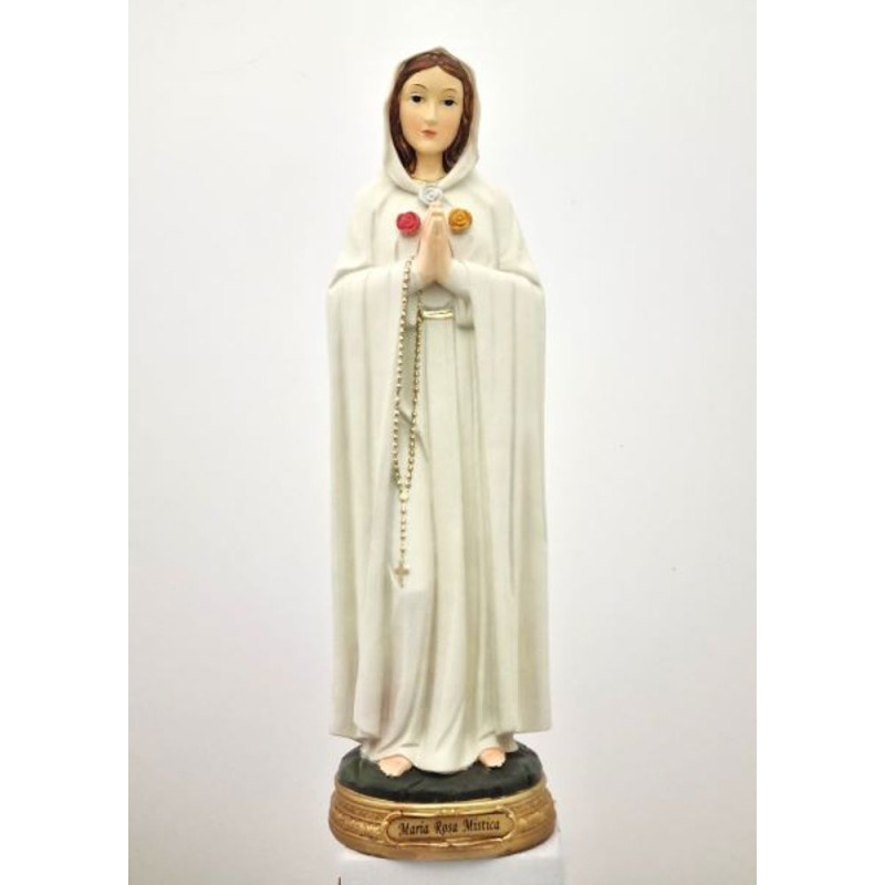 Statue Maria Rosa Mistica 39.3cm résine