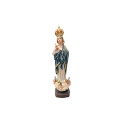 Statue ND de l'Assomption 30cm bois coloré