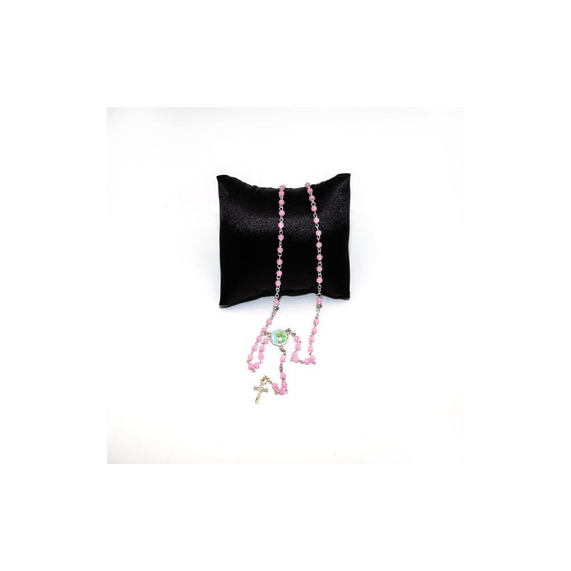 Chapelet de Notre Dame de Banneux. disponible en rose /bleu/rouge