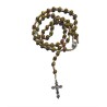 Rozenkrans op 8mm stenen touw - unakite