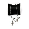 Chapelet de Lourdes en pierre hématite
