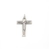 Crucifix-hanger in zilvermetaal. 50 mm