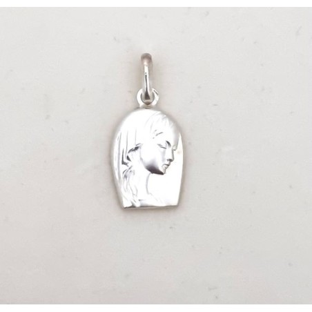 Médaille de la Vierge Marie en argent. 15 mm