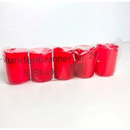 NR24 ROUGE pack de 5 pièces