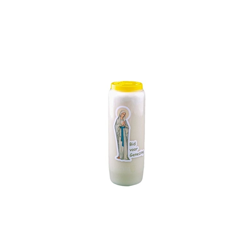 Neuvain Candle met Banneux Bid voor Genezing ND-afbeelding