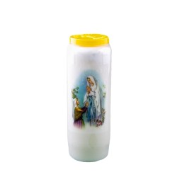 Neuvaine kaars in Notre Dame de Lourdes
