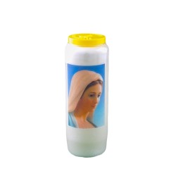 Neuvaïne kaars in Notre Dame de Medjugorje. profiel