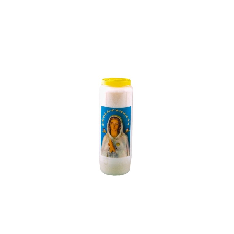 Neuvain Candle in Rosa Mystica