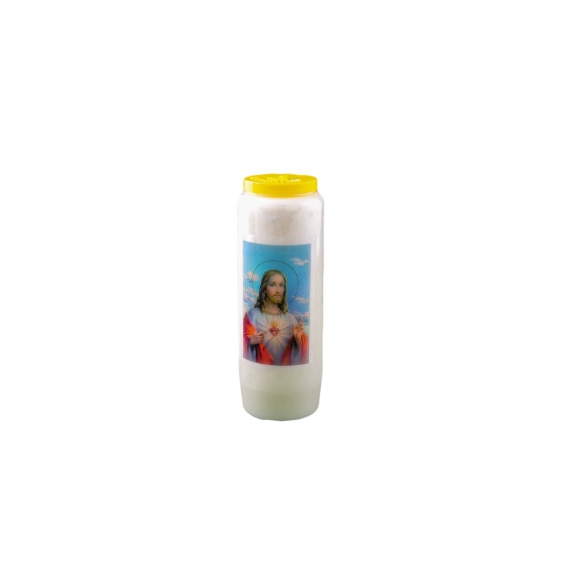 Bougie neuvaine à Jésus Sacré Coeur