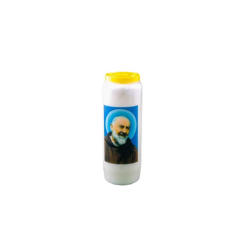 Bougie neuvaine à Padre Pio