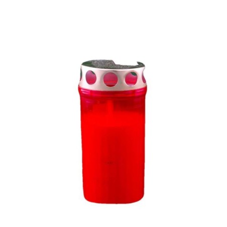 20 Bougies paraffine NR3 avec couvercle cuivré disponible en blanc ou rouge avec ou sans image