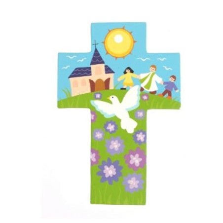 Kruis priester Colombe 15x10cm