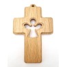 Cross-in-Oak Cross 12x8.5cm "Angel" "" "