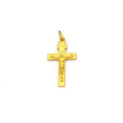 Kruishanger van Saint Benoit in 18k goud. 35 mm