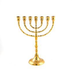 Menorah. doré 25 cm de haut