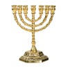 Menorah. Gouden 13 cm hoog
