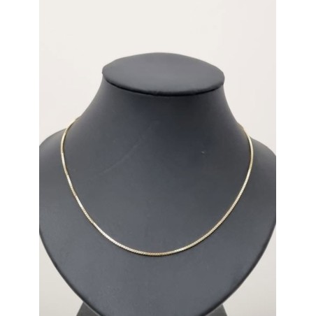 Veniteitsketting 1mm 40cm goud 18c