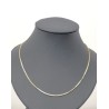 Venetiaanse ketting in 18k goud. 50 cm lang. 1,2 mm breed