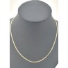 Chaîne panzer en or 18 carats. 50 cm de longueur sur 1 mm de largeur