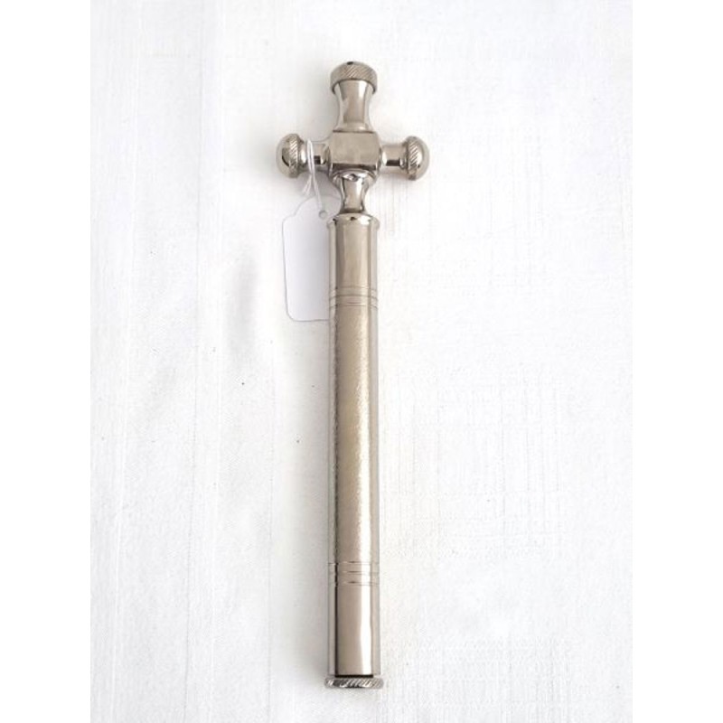 Blessing stick met chromen handvat
