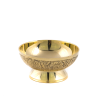 Gouden wierookkom. 9,5 cm