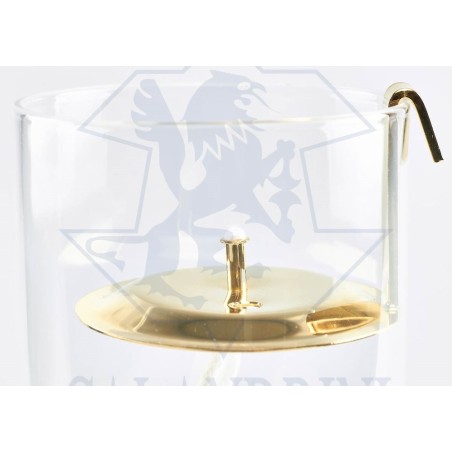 Support et mèche pour verre lampe pour paraffine liquide