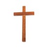 Enkele houten kruis. 15 cm