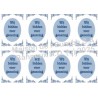 Wij Bidden voor Genezing Stickers 8 / A4 10x6,8 cm    