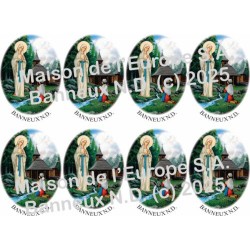 Banner Ovale Stickers 8 / A4 10x6,8 cm    