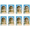 Gezicht van de Virgin Stickers 8 / A4 10x6,8 cm    
