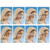 Medjugorje Profiel Stickers 8 / A4 10x6,8 cm    