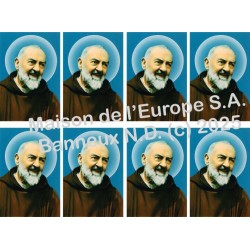 PADRE PIO STICKERS 8 / A4 10X6.8 CM    