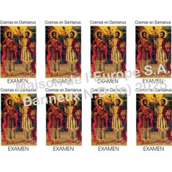 Côme et Damien (examen) Stickers 8/A4 10x6.8 cm    