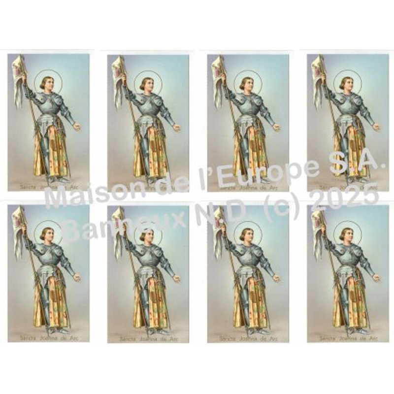 Jeanne D'Arc Stickers 8/A4 10x6.8 cm    