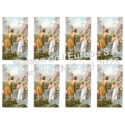 Saint Jean Baptiste Stickers 8/A4 10x6.8 cm    
