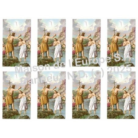 Saint Jean Baptiste Stickers 8 / A4 10x6,8 cm    
