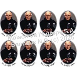 HEILIGE PATER KAREL STICKERS 8 / A4 10X6.8 CM    