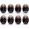 HEILIGE PATER KAREL STICKERS 8 / A4 10X6.8 CM    