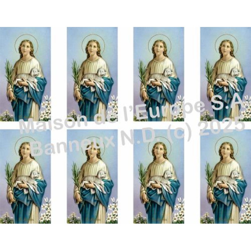 Saint Agnès Stickers 8 / A4 10x6,8 cm    