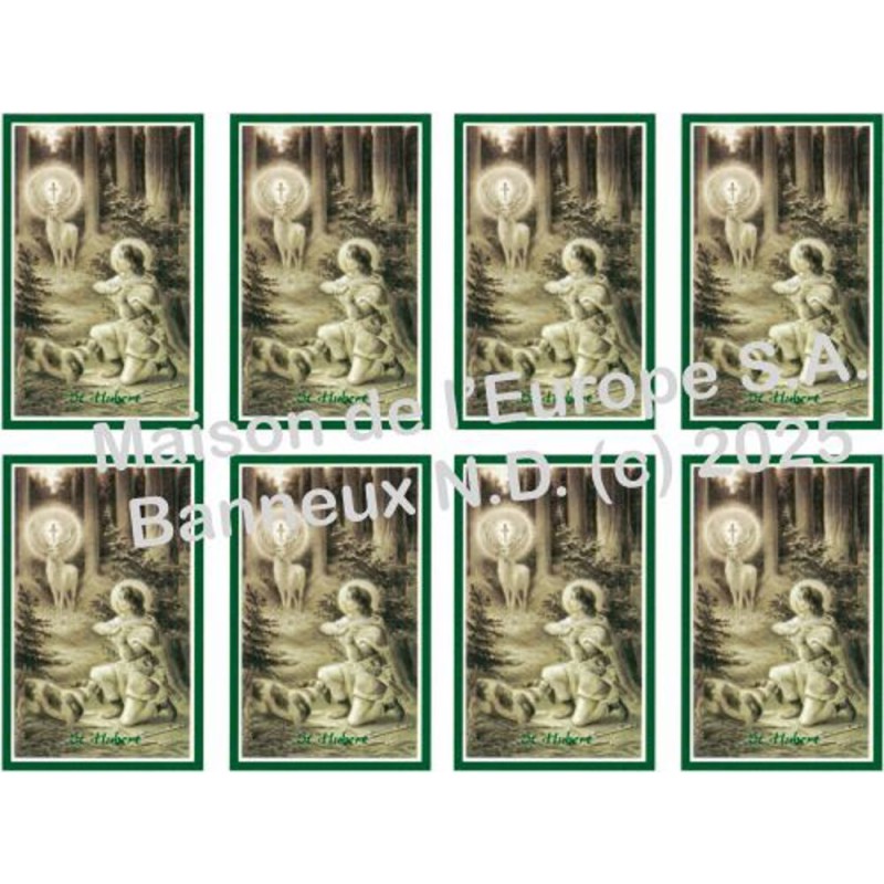 Sint Hubert Stickers 8 / A4 10x6,8 cm    