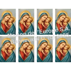 Virgin Child Stickers 8 / A4 10x6,8 cm    