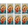 Virgin Child Stickers 8 / A4 10x6,8 cm    