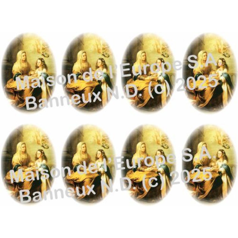 Sainte Anne Stickers 8 / A4 10x6,8 cm    