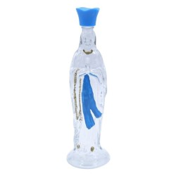 Vierge bouteille en verre 17cm