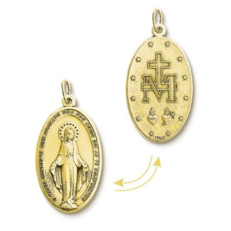 miraculous Gold Metal Medal 