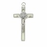 Kruis van Saint Benoit Metal met helder glazuur. 20 cm