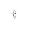 Kruis zilveren ring met kruis D: 24 mm
