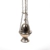 Chroom facet censer. 17 cm