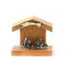 Mini crèche en bois clair. 4.5 cm
