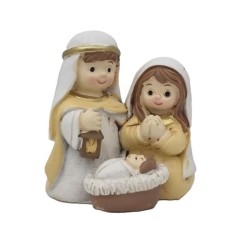 Mini nativité enfantine 6.2cm 2 modèles résine